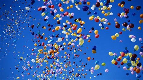 Hot air balloons in the sky